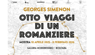 Georges Simenon osserva la Darsena. Milano, 1957 © Mondadori Portfolio/Mario Carrieri Georges Simenon osserva la Darsena. Milano, 1957 © Mondadori Portfolio/Mario Carrieri