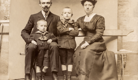 La famiglia Simenon, 1910 ca. Collection John Simenon